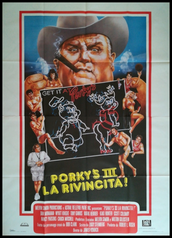 PORKY'S 3 LA RIVINCITA Manifesto 4F Poster Originale Cinema MONAHANE GANIOS