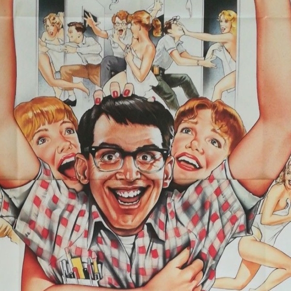 REVENGE OF THE NERDS Original Movie Poster 55x78" 4Sh Italian KANEW - immagine 3