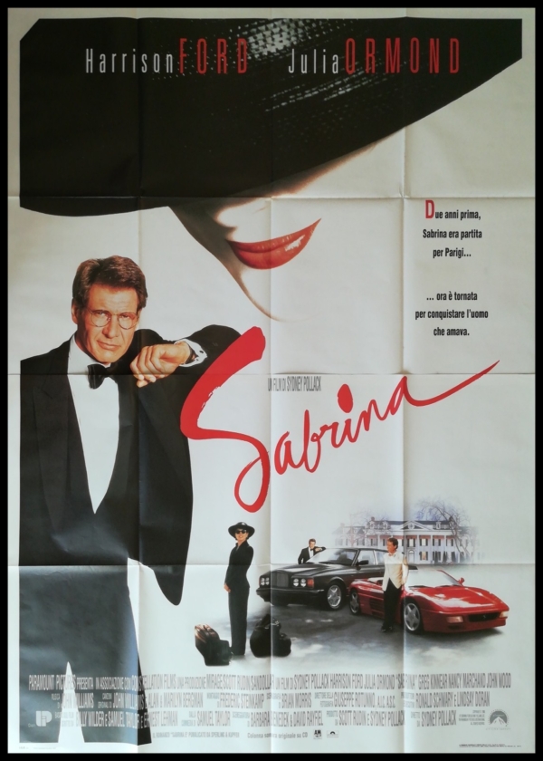SABRINA Manifesto Film 4F Poster Originale Cinema POLLACK, HARRISON FORD FERRARI