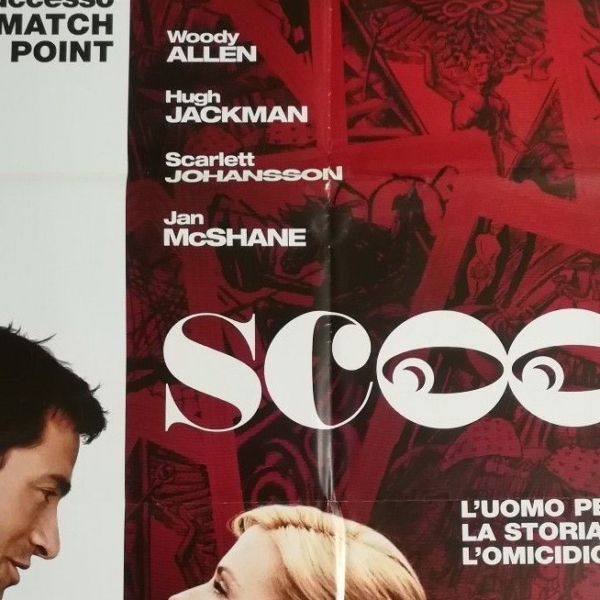 SCOOP Original Movie Poster 39x55" 2Sh Italian ALLEN JOHANSSON JACKMAN - immagine 3