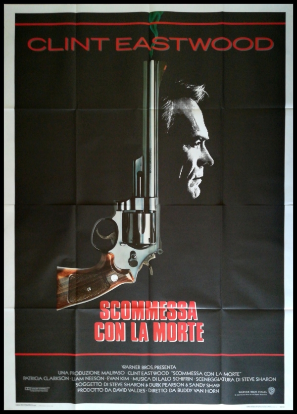THE DEAD POOL Original Movie Poster 55x78" 4Sh Italian EASTWOOD DIRTY HARRY GUN