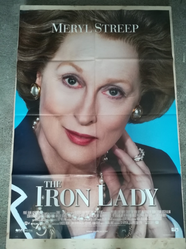 THE IRON LADY Original Movie Poster 39x55" 2Sh Italian MARYL STREEP