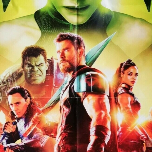 THOR RAGNAROK Original Movie Poster 39x55" 2Sh Italian MARVEL COMICS - immagine 3