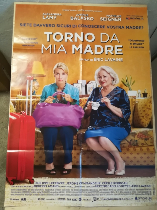 TORNO DA MIA MADRE Manifesto Film 2F Poster Originale Cinema 100x140 É. Lavaine
