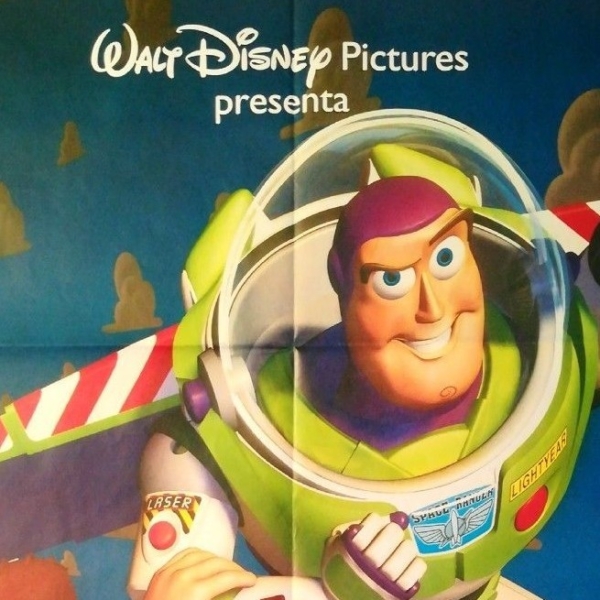 TOY STORY Original Movie Poster 39x55" 2Sh Italian DISNEY PIXAR HANKS JIM VARNEY - immagine 3