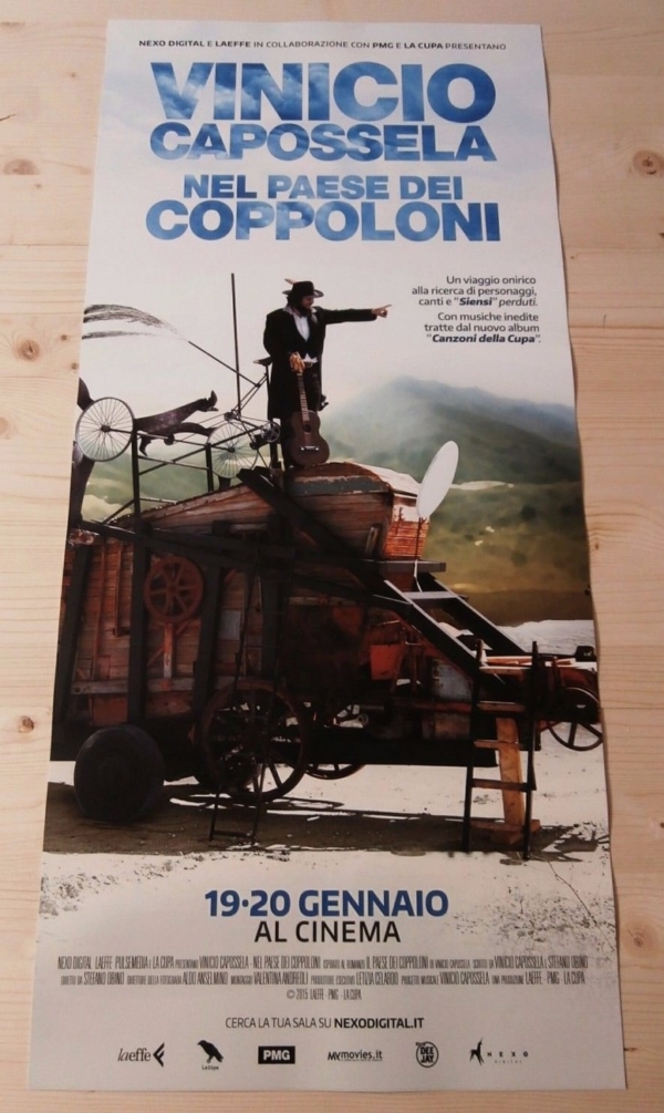 VINICIO CAPOSSELA PAESE COPPOLONI Locandina Cinema 33x70 Poster Film Originale