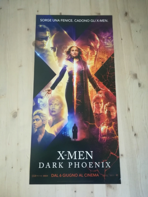 X-MEN DARK PHOENIX Locandina Film 33x70 Poster Originale Cinema KINBERG LAWRENCE