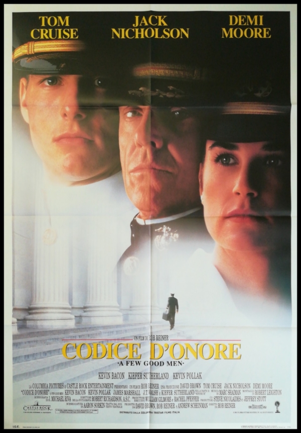 A FEW GOOD MEN Original Movie Poster 39x55" 2Sh Italian CRUISE NICHOLSON MOORE
