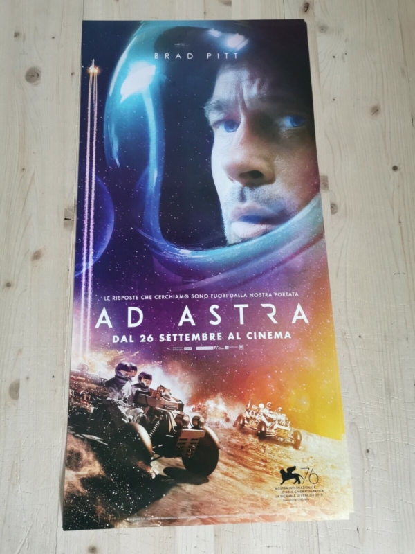AD ASTRA Locandina Film 33x70 Poster Originale Cinema BRAD PITT JAMES GRAY