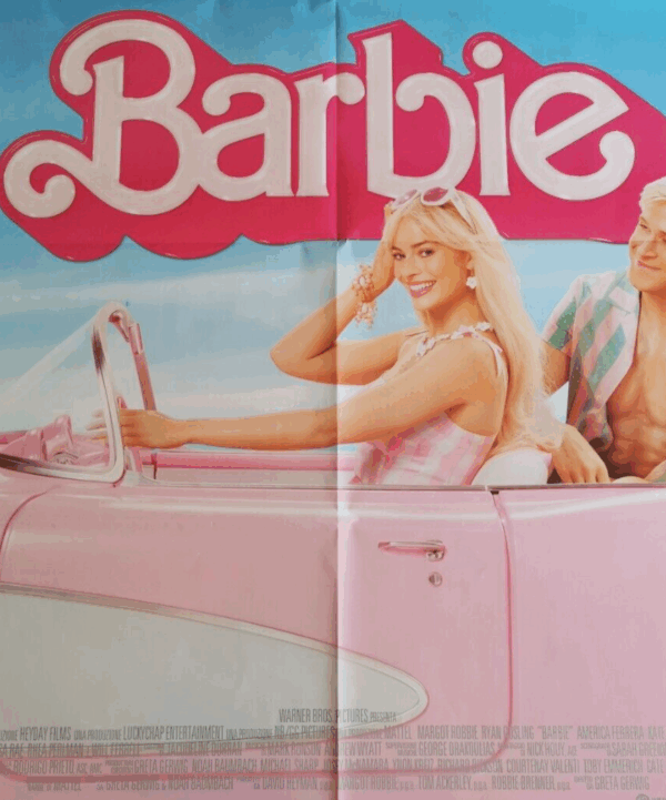 BARBIE Manifesto Film 2F Poster Originale Cinema MARGOT ROBBIE RYAN GOSLING - immagine 3