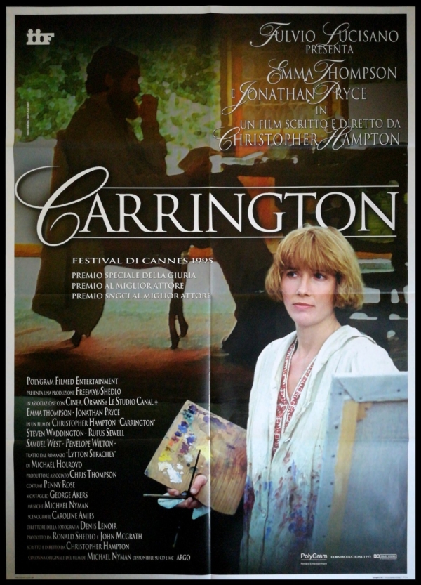 CARRINGTON Manifesto Film 2F Poster Originale Cinema HAMPTON THOMPSON PRYCE