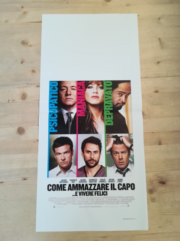 COME AMMAZZARE CAPO E VIVERE FELICI Locandina Film 33x70 Poster Originale Cinema