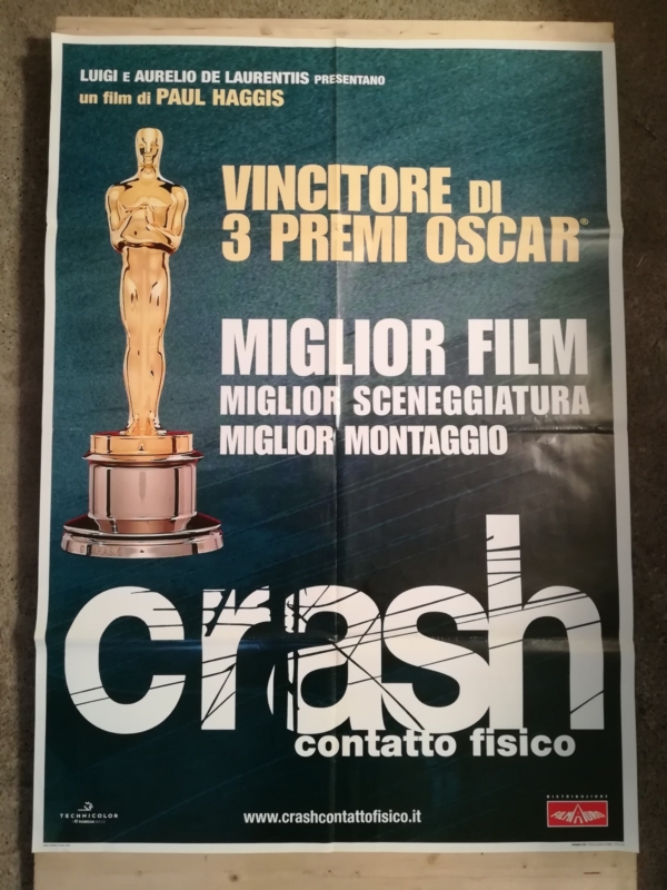 CRASH CONTATTO FISICO Manifesto Film 2F Poster Originale Cinema 100x140 HAGGIS