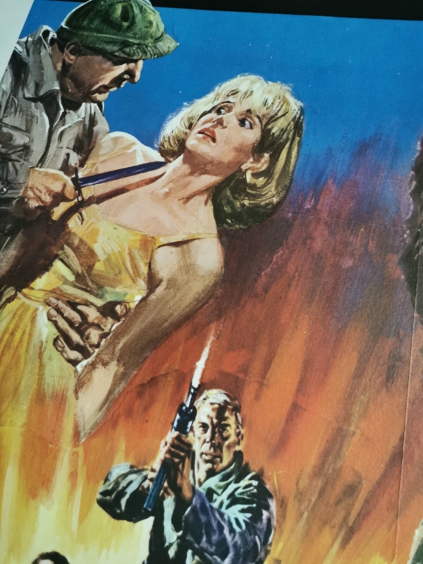 DIRTY DOZEN Original Movie Poster 39x55 2Sh Italian LINEN BACKED BRONSON MARVIN - immagine 3
