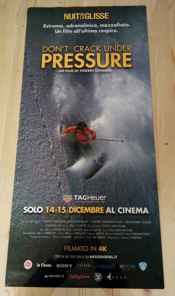 DON'T CRACK UNDER PRESSURE Locandina Cinema 33x70 Poster Film Originale