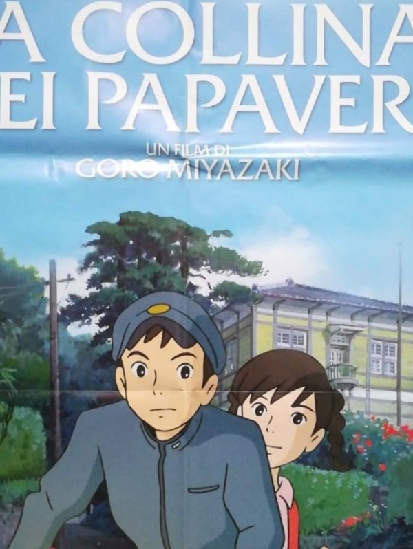 FROM UP ON POPPY HILL Original Movie Poster 39x55" 2Sh ItalMIYAZAKI GHIBLI Japan - immagine 3