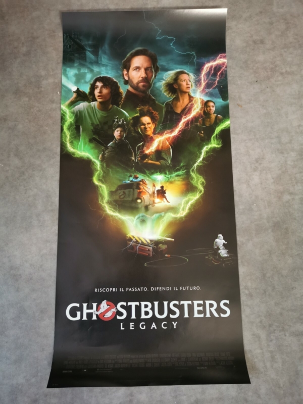 GHOSTBUSTERS LEGACY AFTERLIFE Original Movie Poster 12x27" Italian REITMAN