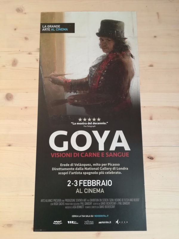 GOYA Locandina Cinema 33x70 Poster Originale Arte Film