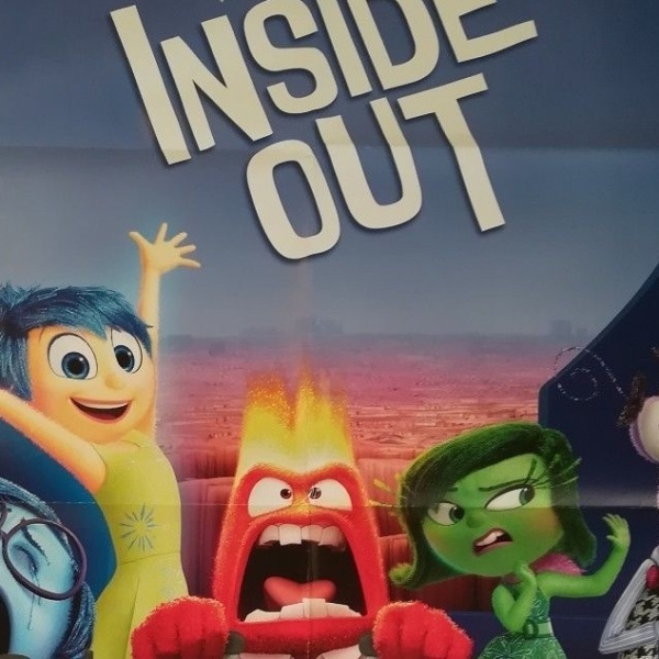 INSIDE OUT Original Movie Poster 39x55" 2Sh Italian DISNEY PIXAR - immagine 3