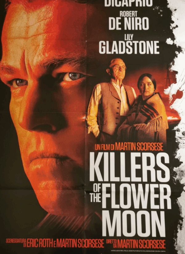 KILLER OF THE FLOWER MOON Original Movie Poster 39x55" 2Sh Ita SCORSESE CAPRIO - immagine 3