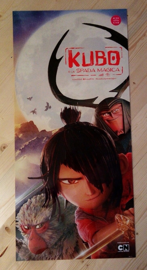 KUBO SPADA MAGICA Locandina Originale 33x70 Poster Film Japan Anime