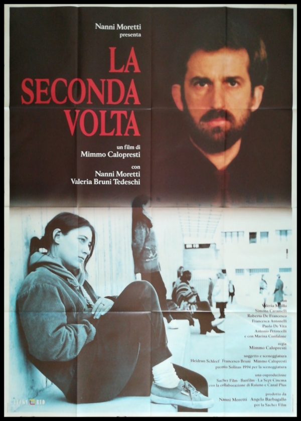 LA SECONDA VOLTA Manifesto 4F Poster Originale Cinema MORETTI BRUNI TEDESCHI