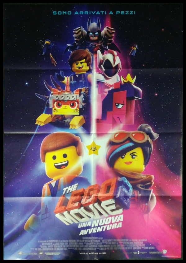 LEGO MOVIE 2 NUOVA AVVENTURA Manifesto Film 2F Poster Originale Cinema 100x140