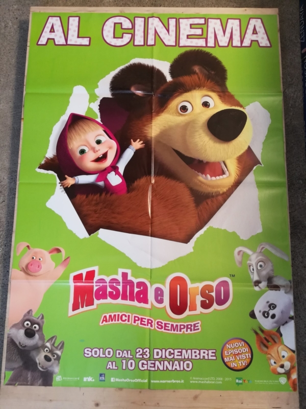MASHA E ORSO Manifesto Film 2F Poster Originale Cinema 100x140