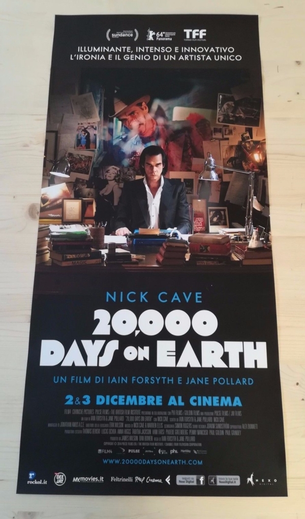 NICK CAVE 20000 DAYS EARTH Original Music Movie Poster 12x27"