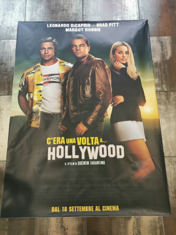 ONCE UPON A TIME IN HOLLYWOOD Original Backlit Banner 55x78 Movie Poster Italian - immagine 3