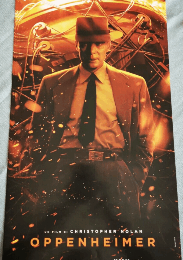OPPENHEIMER Locandina Film 33x70 Poster Originale Cinema NOLAN DOWNEY JR DAMON - immagine 3