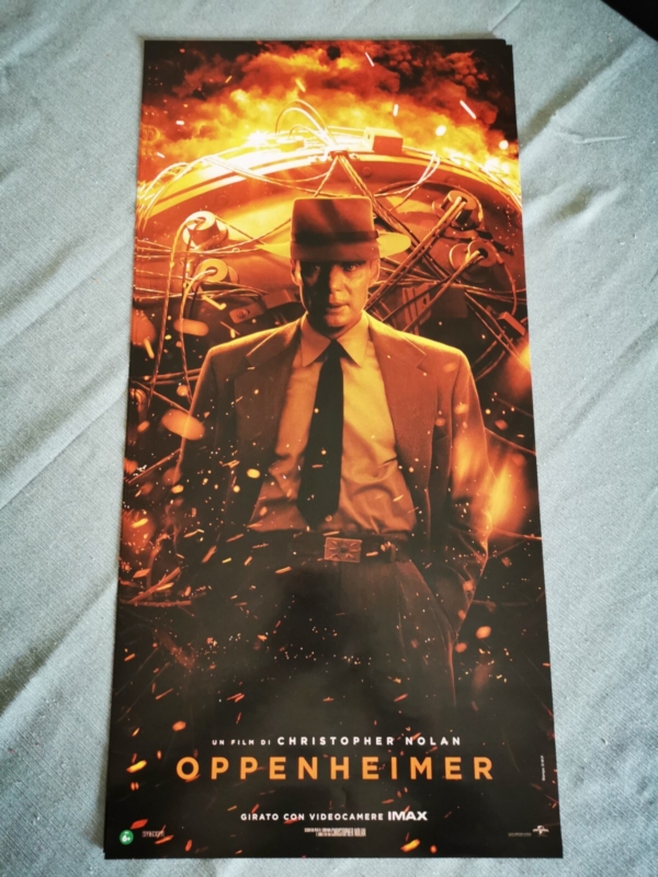 OPPENHEIMER Locandina Film 33x70 Poster Originale Cinema NOLAN DOWNEY JR DAMON