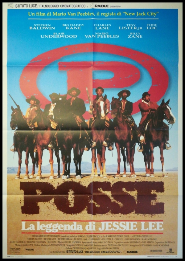 POSSE LEGGENDA JESSIE LEE Manifesto Film 2F Poster Originale Cinema VAN PEEBLES