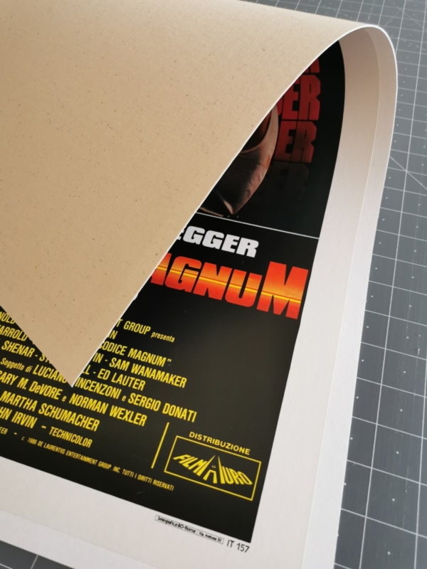 PREDATOR - RAW DEAL - RED HEAT Original LINEN BACKED Poster 13x28 SCHWARZENEGGER - immagine 7