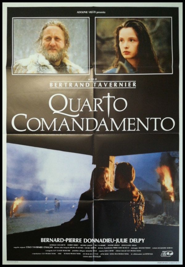 QUARTO COMANDAMENTO Manifesto Film 2F Poster Originale Cinema BERTRAND TAVERNIER