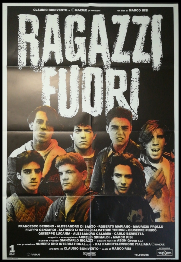 RAGAZZI FUORI Manifesto 2F Poster Originale Cinema BENIGNO DI SANZO BROLLO