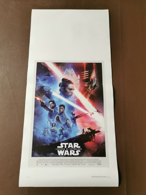 STAR WARS L'ASCESA DI SKYWALKER Locandina Film 33x70 Poster Originale Cinema