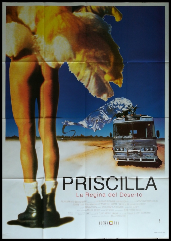 THE ADVENTURES OF PRISCILLA QUEEN Original Movie Poster 55x78 4Sh Italian ELLIOT