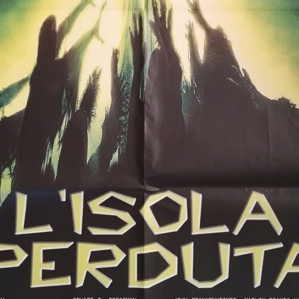 THE ISLAND OF DR MOREAU Original Movie Poster 39x55" 2Sh Italian BRANDO KILMER - immagine 3