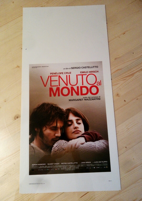 VENUTO AL MONDO Locandina Film 33x70 Poster Originale Cinema CASTELLITTO