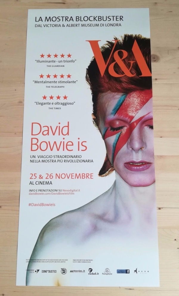 DAVID BOWIE IS V&A (2014) Original Music Movie Poster 12x27" ZIGGY STARDUST