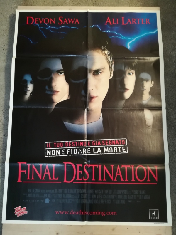 FINAL DESTINATION Original Movie Poster 39x55" 2Sh Italian