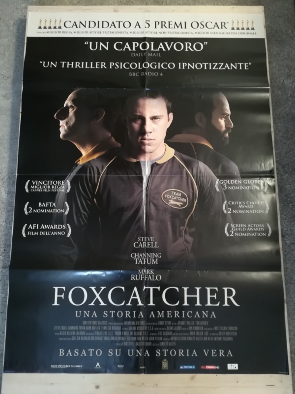 FOXCATCHER Original Movie Poster 39x55" 2Sh CARELL TATUM RUFFALO