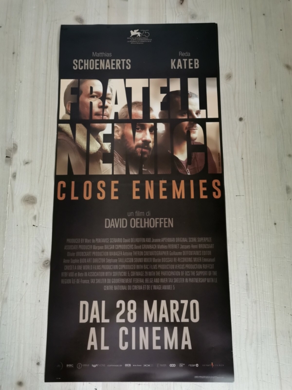 FRATELLI NEMICI Locandina Film 33x70 Poster Originale Cinema CLOSE ENEMIES