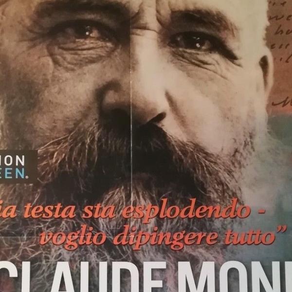 I, CLAUDE MONET Original Art Exhibition Movie Poster 39x55" 2Sh Italian - immagine 3