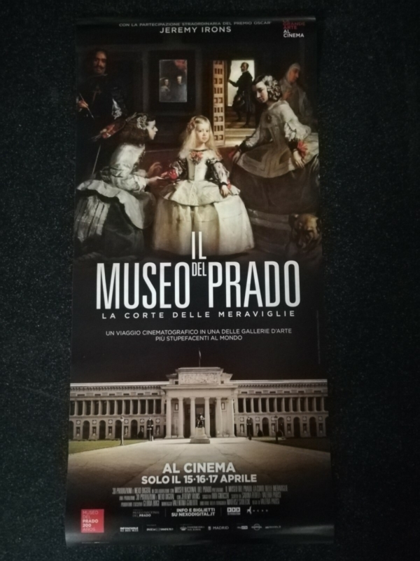 IL MUSEO DEL PRADO CORTE MERAVIGLIE Locandina Cinema 33x70 Poster Originale Film