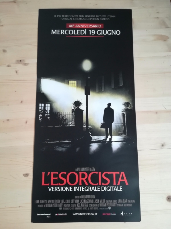 L' ESORCISTA V.Integrale Locandina Cinema 33x70 Poster Film Originale