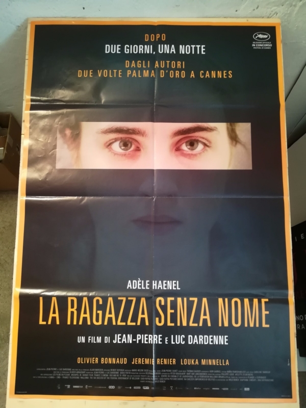 LA RAGAZZA SENZA NOME Manifesto Film 2F Poster Originale Cinema 100x140 Dardenne