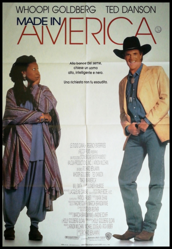 MADE IN AMERICA Manifesto Film 2F Poster Originale Cinema GOLDBERG DANSON