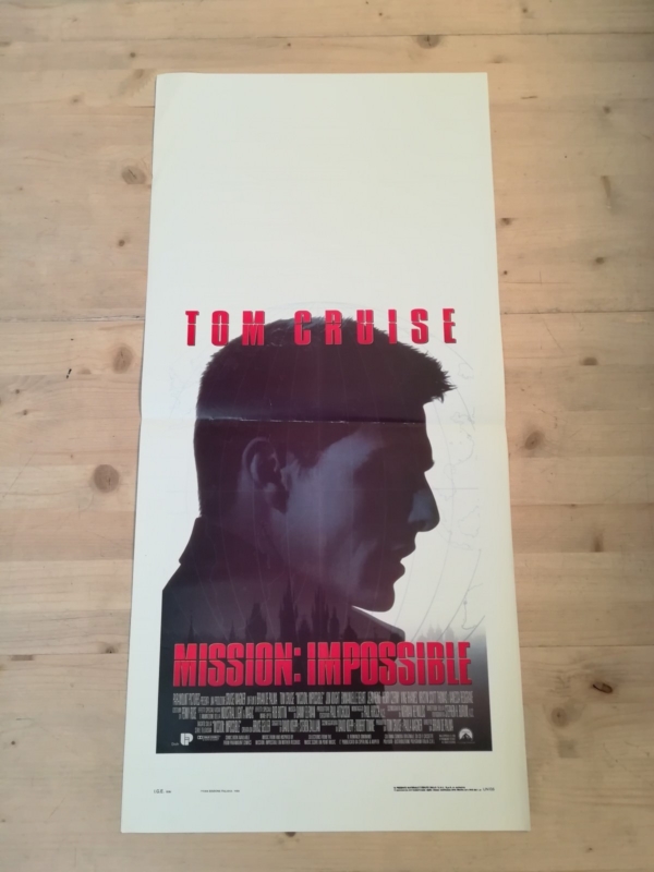MISSION IMPOSSIBLE Locandina Film 33x70 Poster Originale Cinema TOM CRUISE